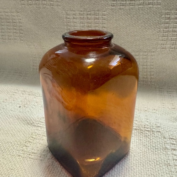 Other - Small Amber Glass Vase